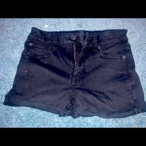 American Eagle Black Jean Shorts
